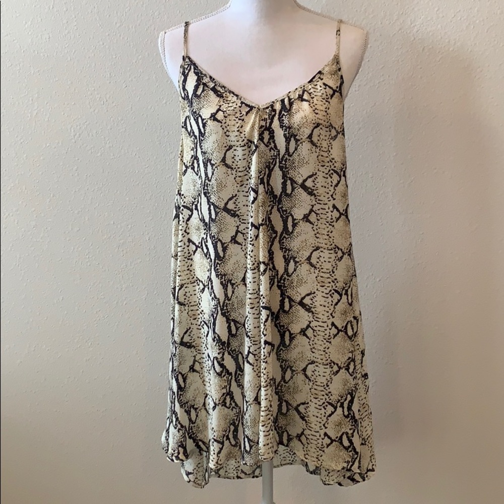 Snake Print Dress